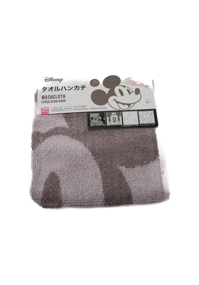 Mickey Mouse Washcloth Set | 4 Pieces | Light Brown | Soft Cotton Towels for Face & Hand Care - Image 3